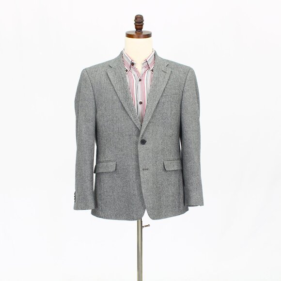 Tommy Hilfiger 42S Gray HB 2-Button Sport Coat Blazer Jacket T556 - Picture 1 of 11